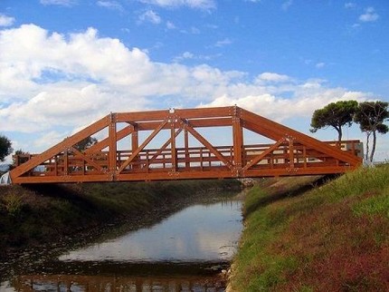 Puentes de madera para pueblos